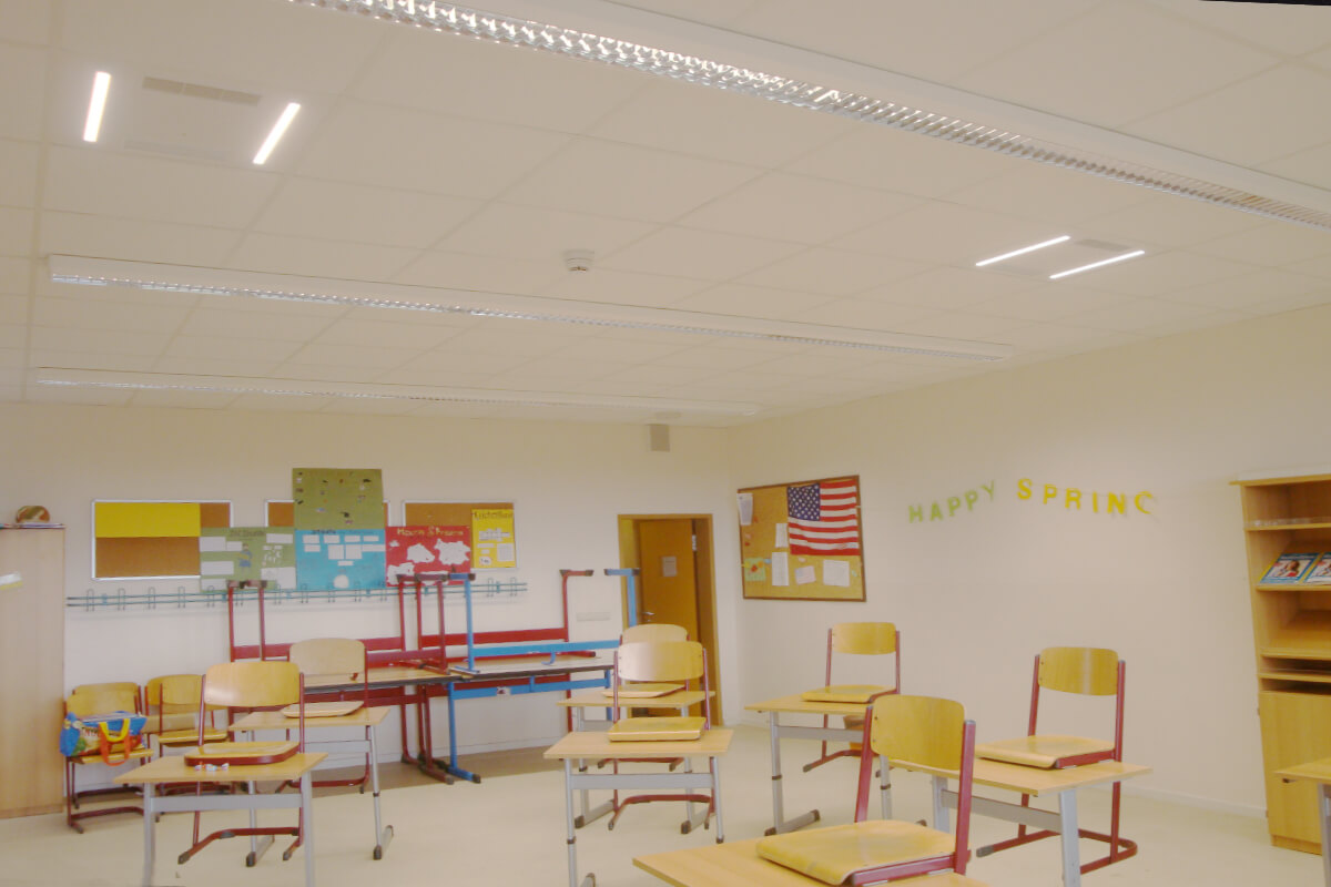 Luftreinigung - UV-C Desinfektion - Schulen und Klassenzimmer