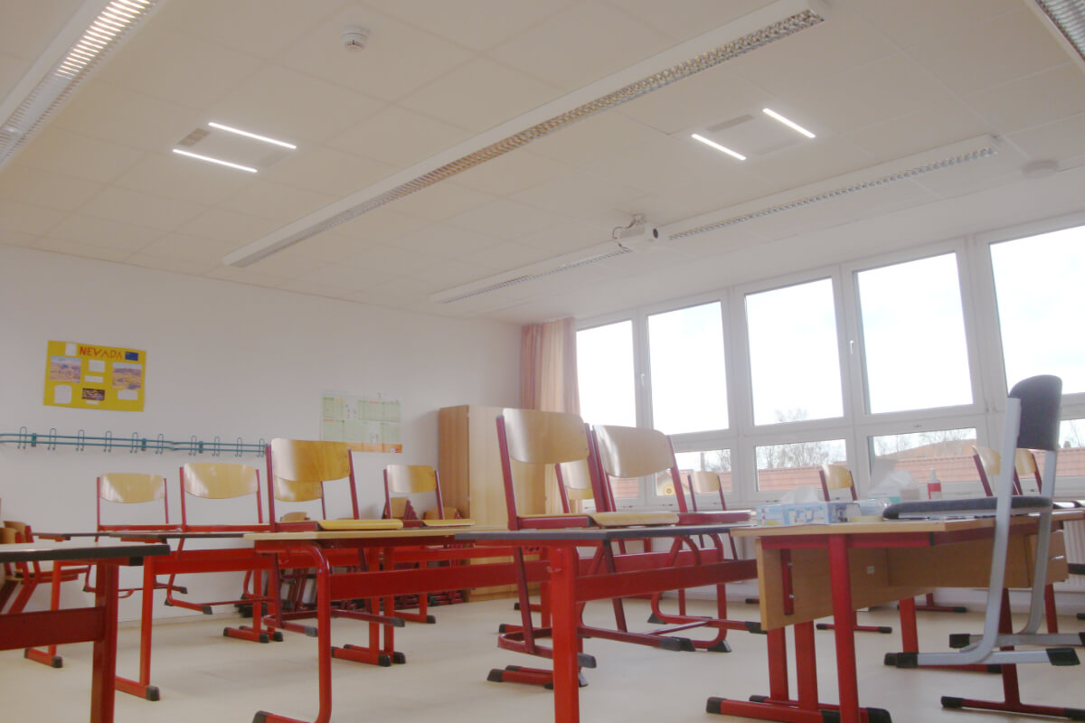 Luftreinigung - UV-C Desinfektion - Schulen und Klassenzimmer